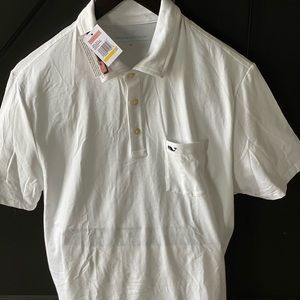 Vineyard Vines polo white. Size M.  New tags.